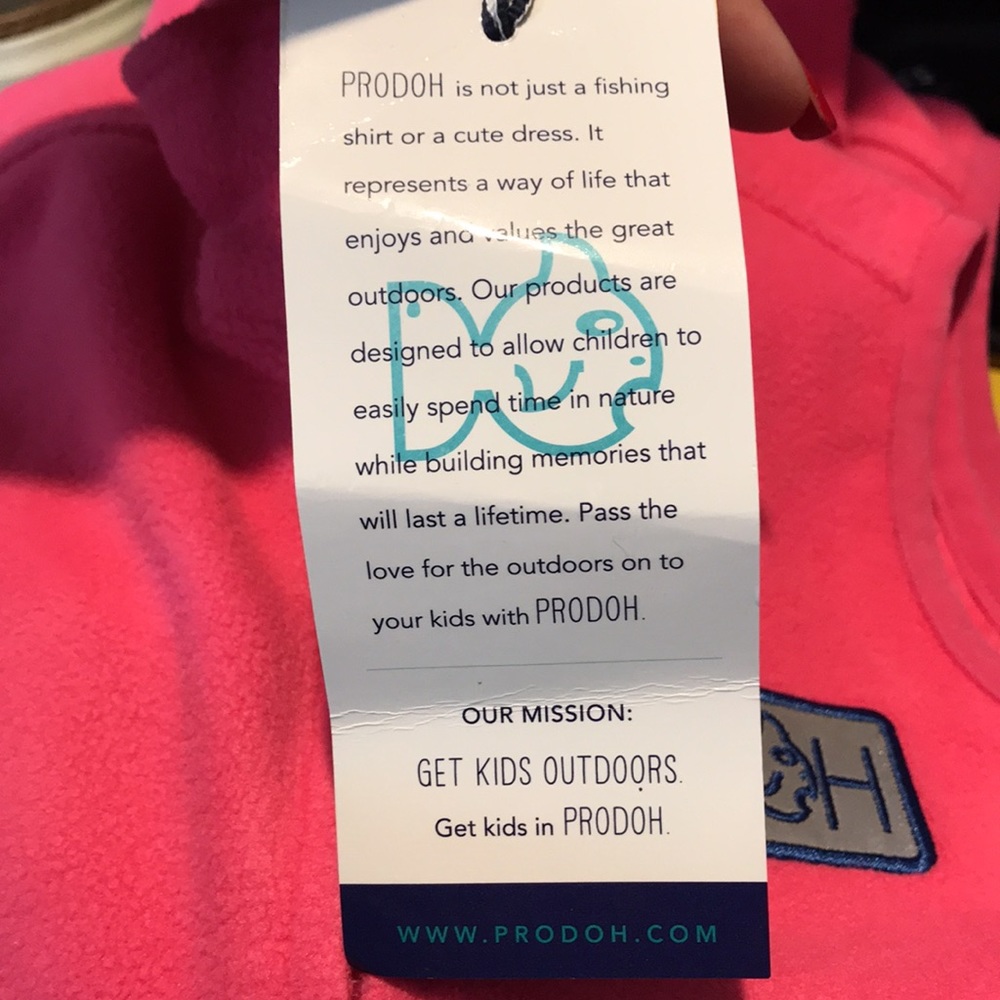 NWT Prodoh Outdoor Apparel Girl’s Pink Fleece Vest - Picture 12 of 14
